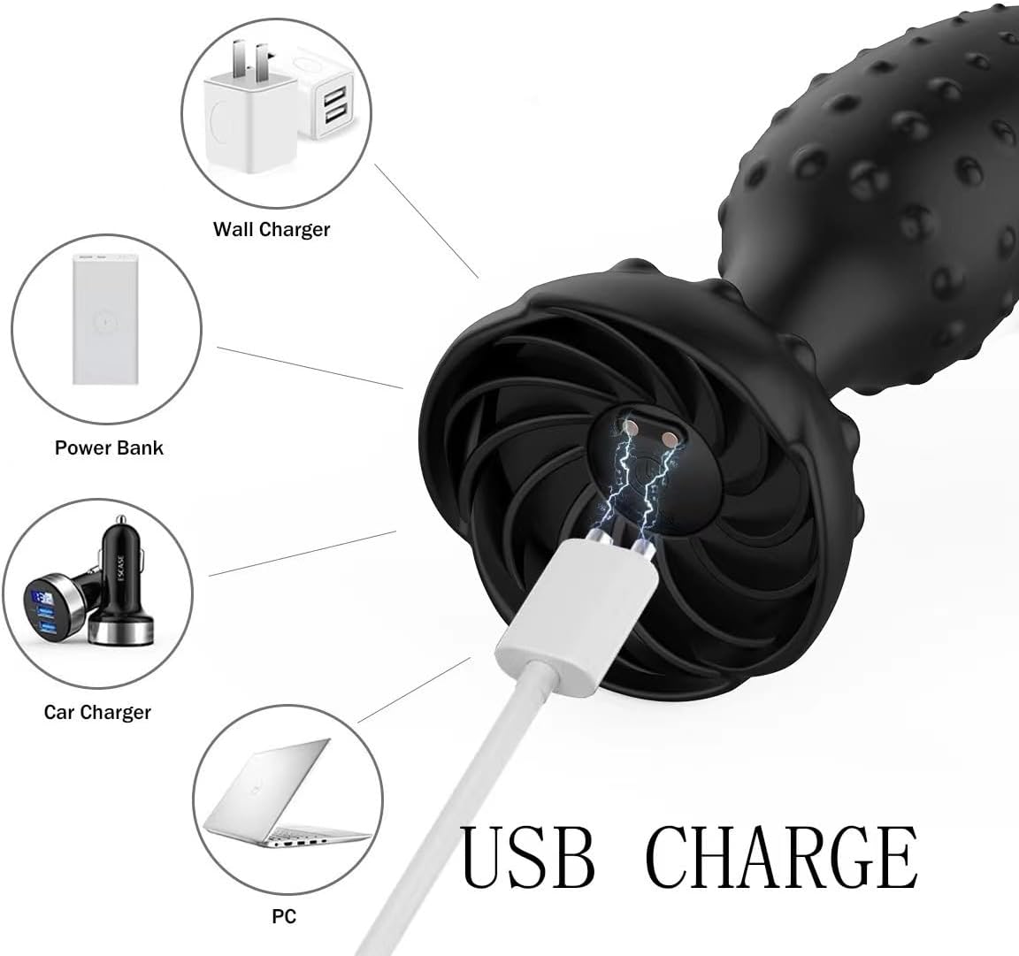 10 Modes Vibrating Bump Prostate Massager Vibrators - image 4
