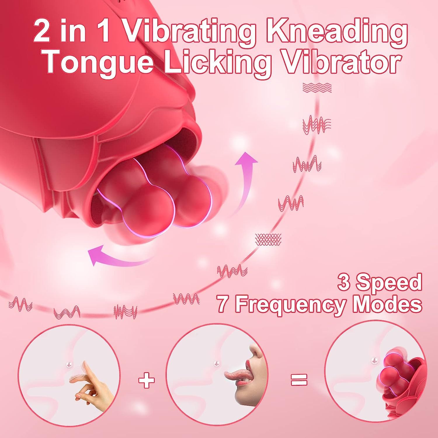 Double Tongue Lick Vibrator With 10 Frequency  - image 8