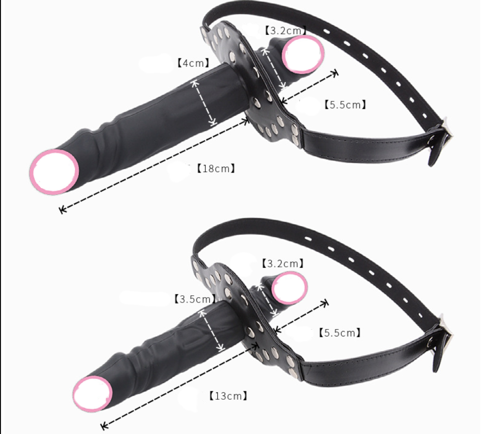 Ride Me Mouth Gag Strap-on Dildo - image 5