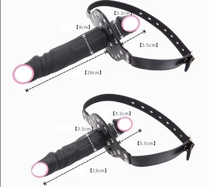Ride Me Mouth Gag Strap-on Dildo - image 5