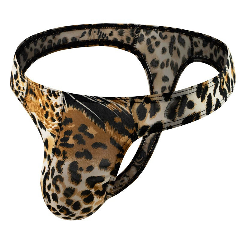 Sexy Leopard Print Thong - Golden Tiger Head - XXL - image 11