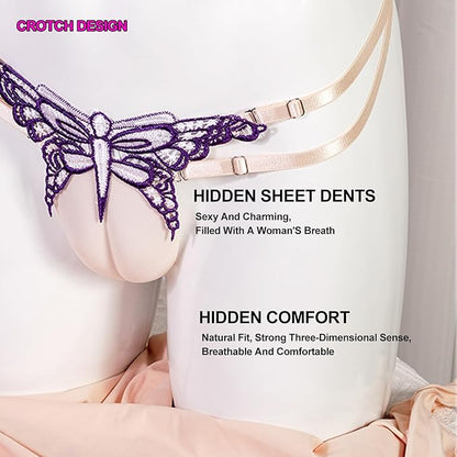 Crossdresser Gaff Men Sissy Camel Toe Panties Underwear - image 3