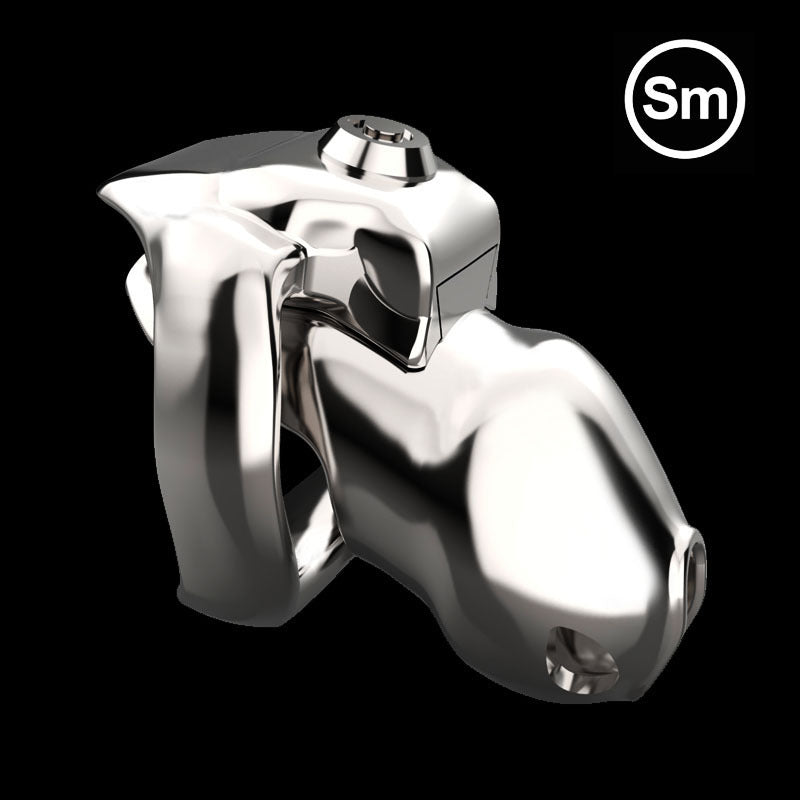 Steel Holy Trainer V5 Chastity Cage - Small - Ring 55mm(2.17in) - image 5