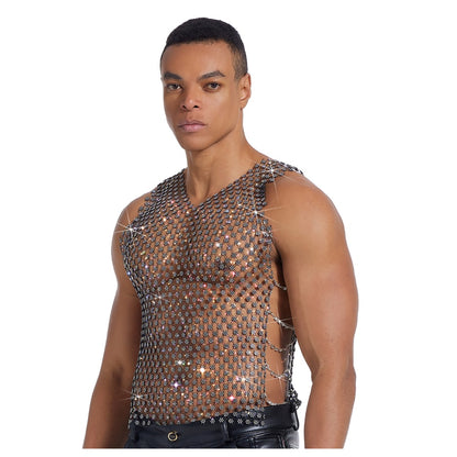 Starluxe Mesh Sparkle Top – Style E - image 3