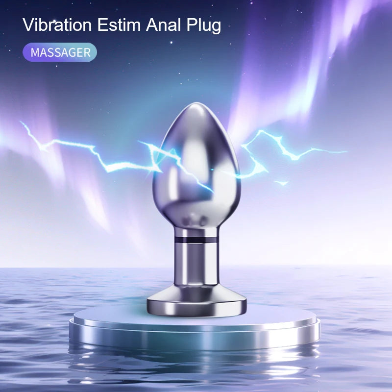 15.7'' Electro-Vibrating Fox Tail Butt Plug - image 7