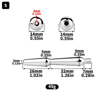 Precision Hollow Penis Plug - S - image 2
