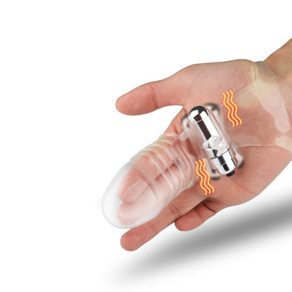 Finger Sleeve Vibrator Clit Stimulate - Clear - image 8