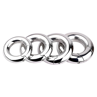 Stainless Steel Locking Cock Ring - image 5