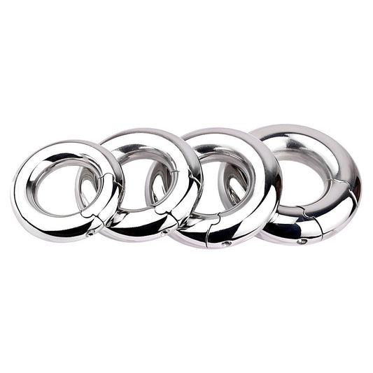Stainless Steel Locking Cock Ring - image 5