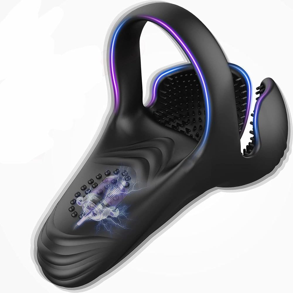 Vibrating Ejaculation Delay Cock Ring Sleeve - image 0