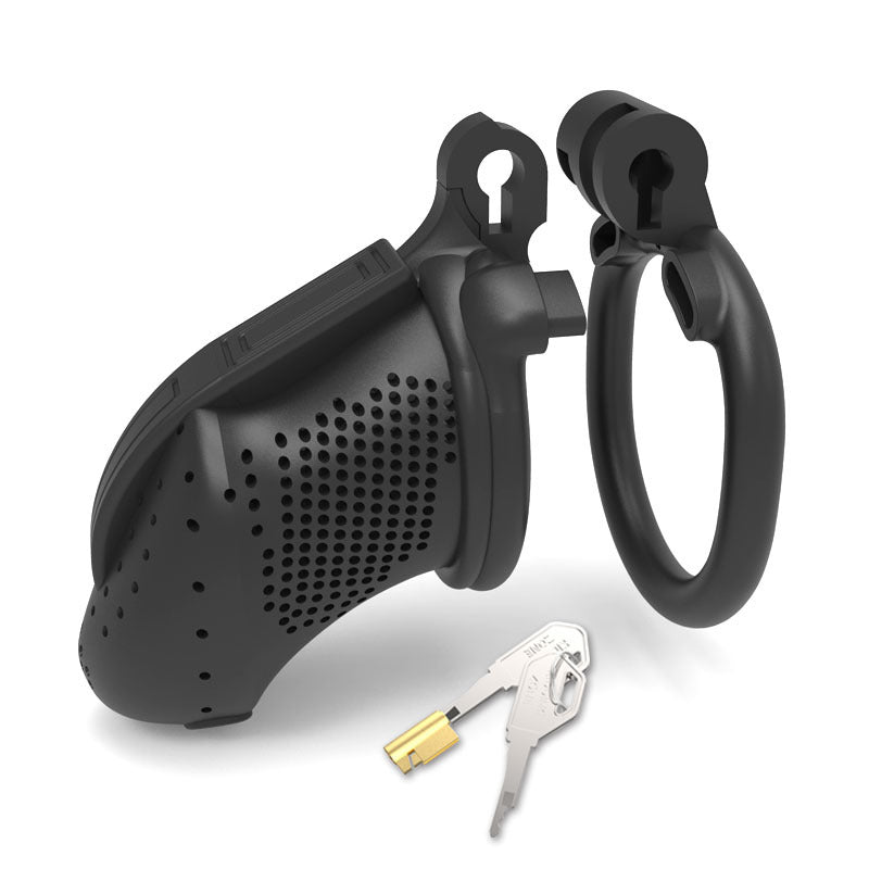 3D Chastity Cage - Black - image 1