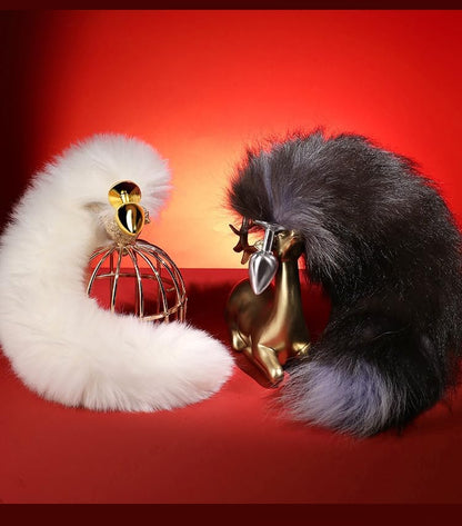 Fluffy Fox Tail Anal Plug  - image 1