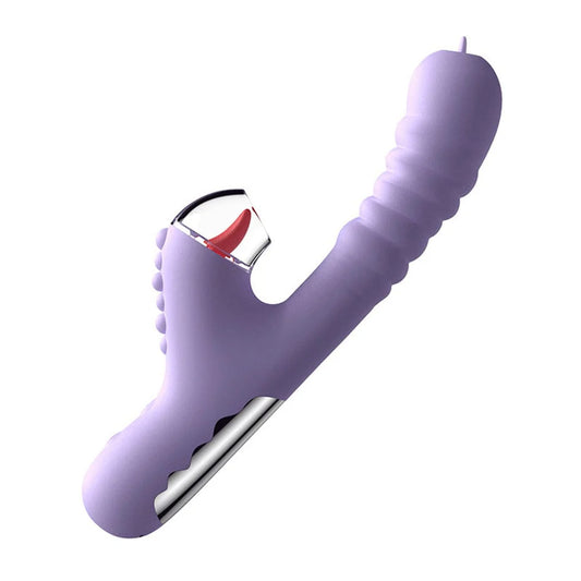 AirRush Thrusting and Licking Vibrator - image 0