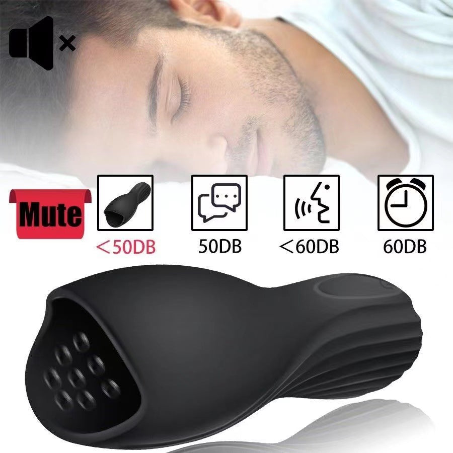 Vibrating Cock Ring Glan Ring Penis Training 10 Modes Men Masturbator - image 6
