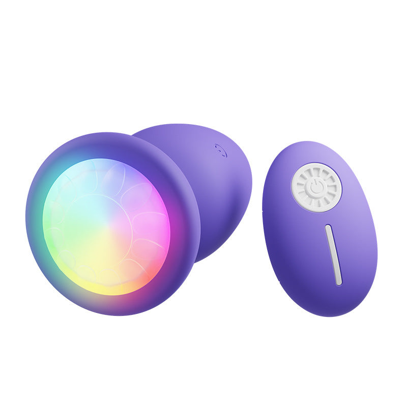 Purple Light Up Remote Vibrating Butt Plug - image 6