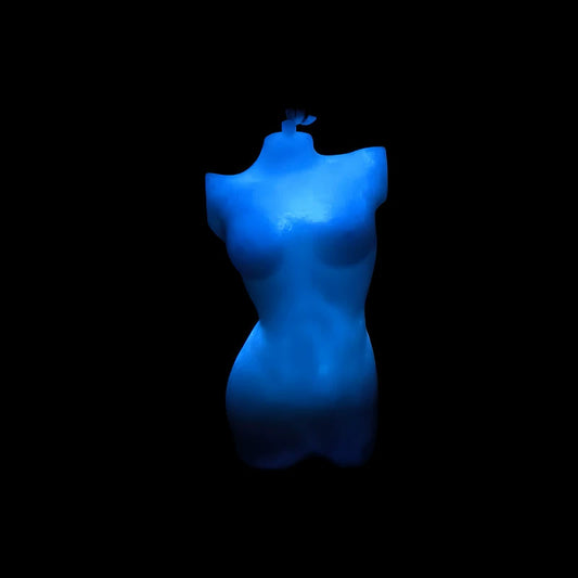 Glow in the Dark Silhouette Low-Temperature Candle - D - image 1