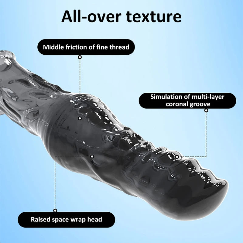 Penis Sleeve Extensions with Vibration - image 1