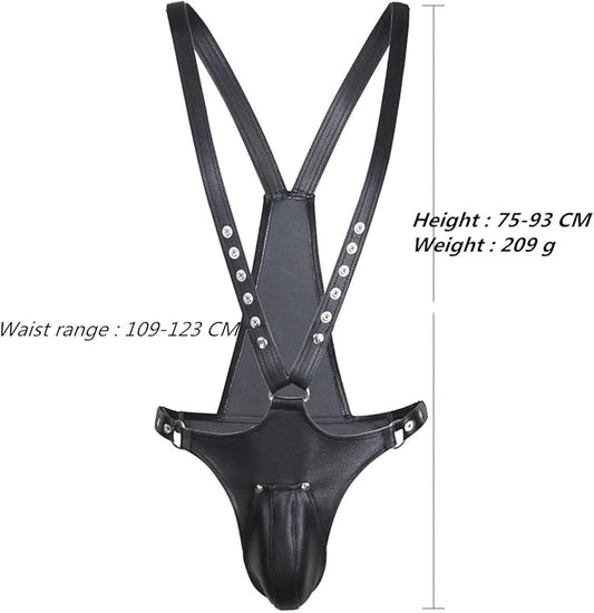ObeyMe Faux Leather Bondage Harness - image 0