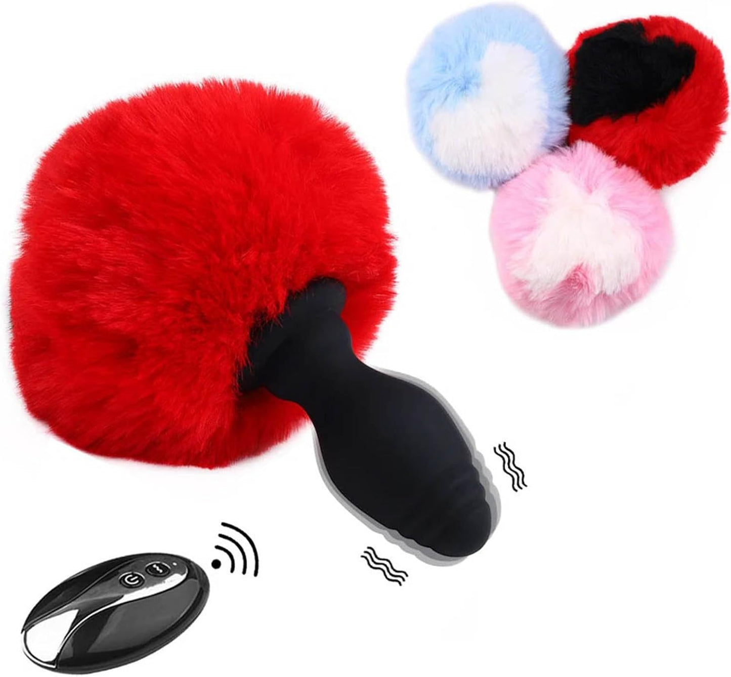 Rabbit Tail Butt Plug Remote Control  - image 8
