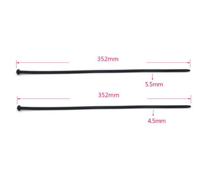 Black Silicone Urethral Sounds 7pcs Set - image 2
