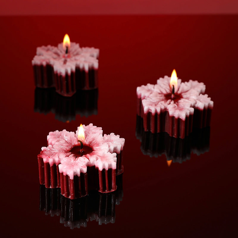 Christmas Snowflake Candles - image 3