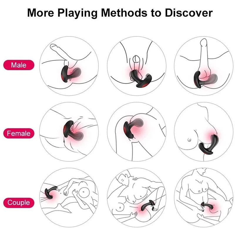 Remote Control Inflatable Vibrating Butt Plug - image 5