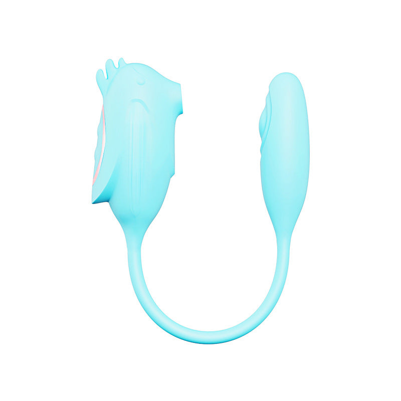 Spirit Bird Dual Stimulator – Sonic Suction & G-Spot Vibration - Sky Blue - image 3