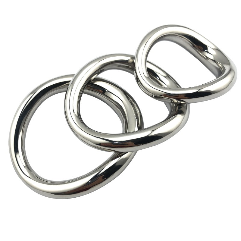 Ergonomic Steel Cock Ring - image 3