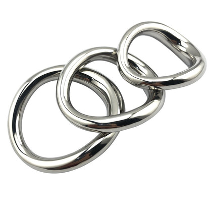 Ergonomic Steel Cock Ring - image 3