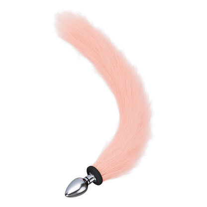 15.7'' Electro-Vibrating Fox Tail Butt Plug - Pink - M - image 2