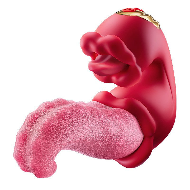 Blossom Kiss G-Spot Vibrator with Licking Sensation-Dual Pleasure - Style Two - image 9