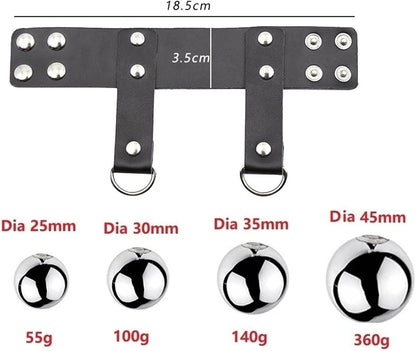 Gravity Steel Ball Restraint Cock Ring - image 4