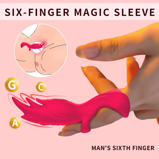Six Finger Magic Set Vibrator Clitoris G-Spot Stimulator - image 0
