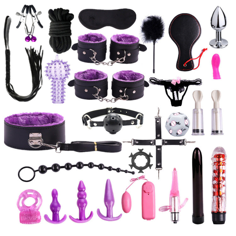 26 pcs BDSM Sex Toys Set - Purple - image 2