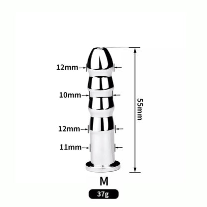 Stainless Steel Penis Plug Urethral Toy - M - image 4