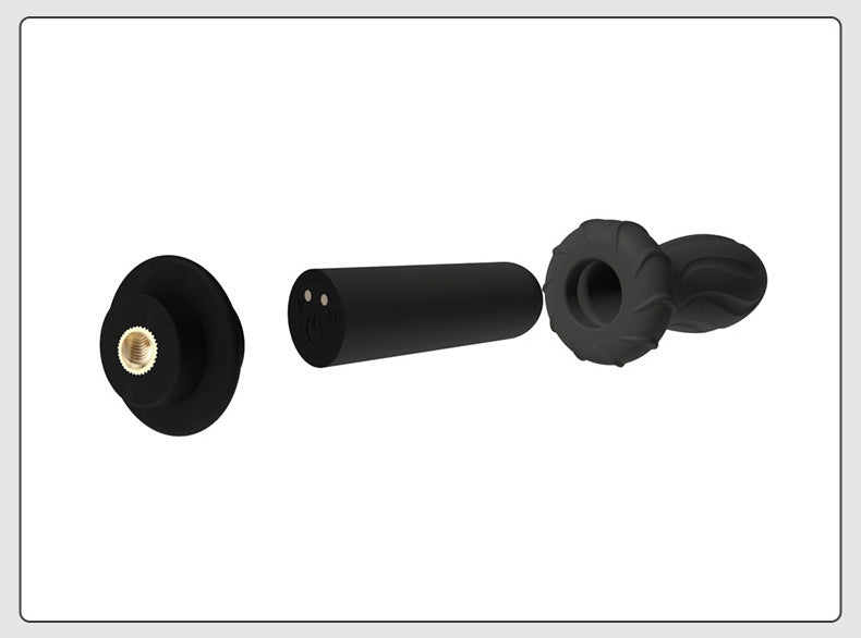 Sexy Bunny Tail Vibrating Silicone Anal Plug - image 1