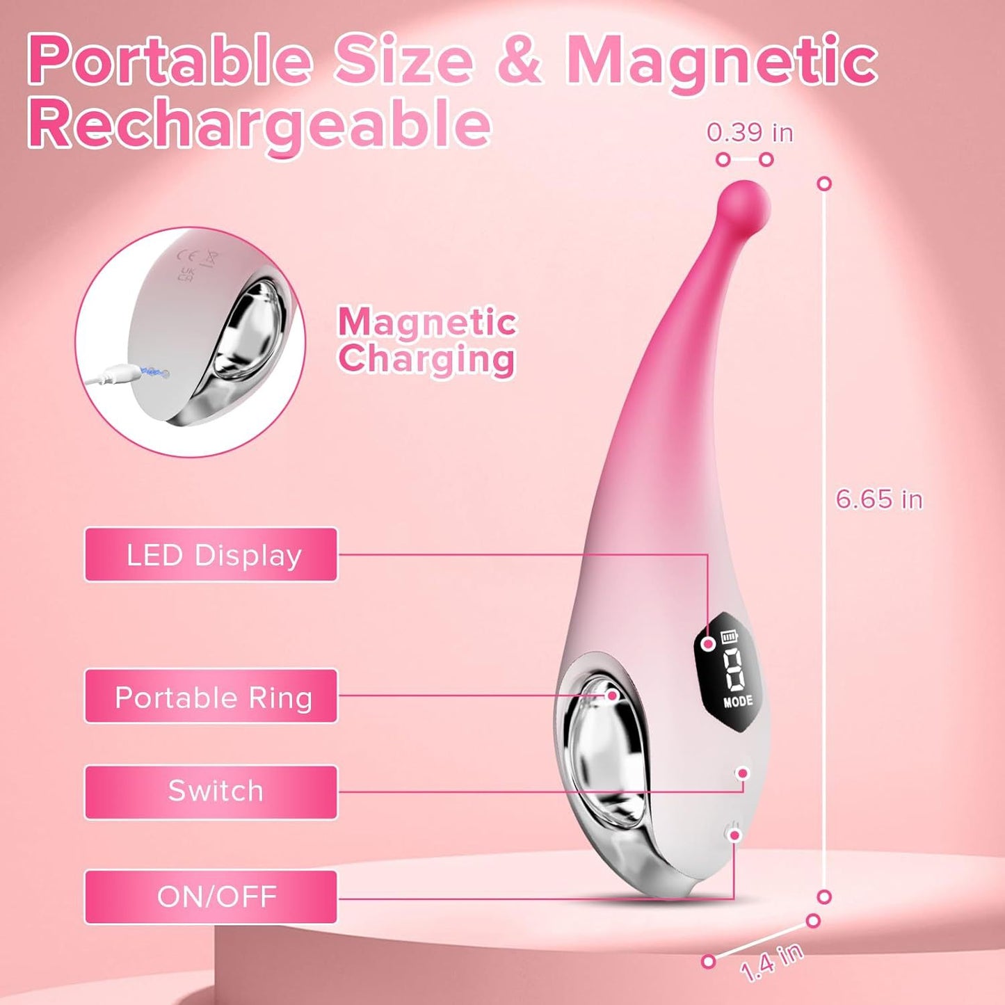 Premium 3D Spiral Oscillation Clitoral & G-Spot Vibrator for Women and Couples - image 6