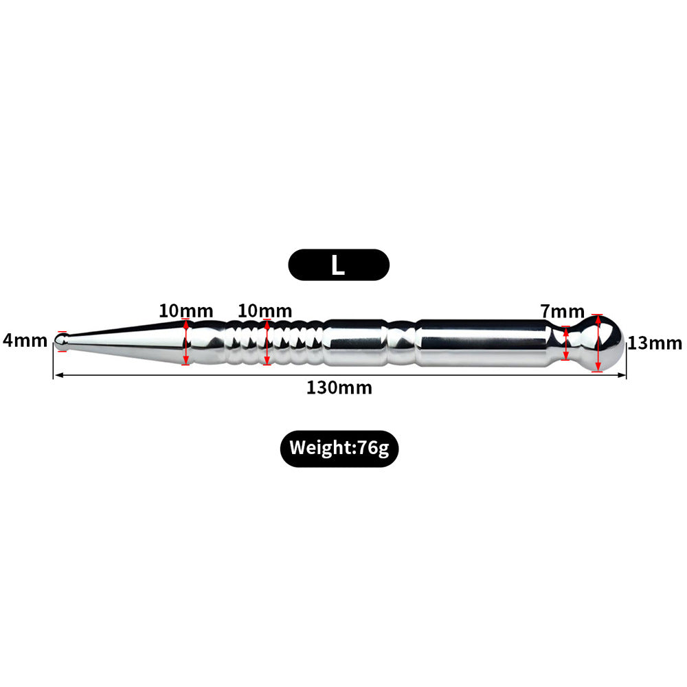 Smooth Double Head Multifunctional Urethral Sounding Rod - L - image 4