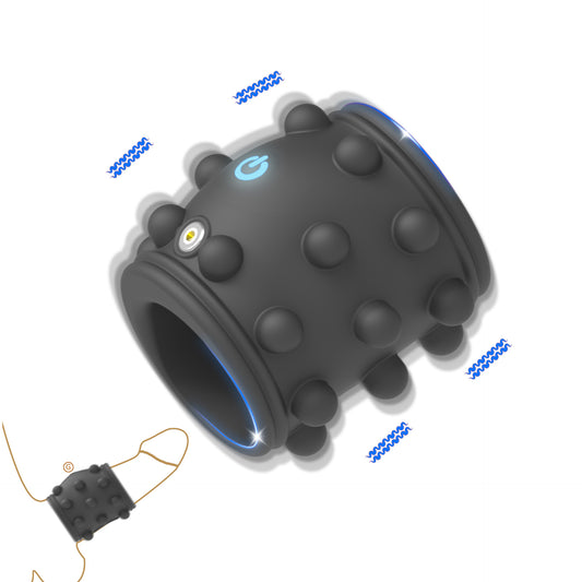 Vibrating Penis Sleeve Cock Ring Girth Enhancer Sleeve - image 0