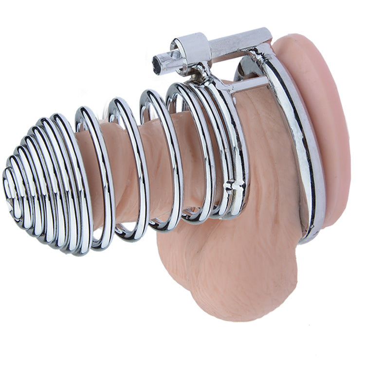 Chrome Rings Chastity Cage - image 0