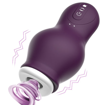 Penis Trainer 7 Speed Automatic Masturbator Machine - Purple - image 4