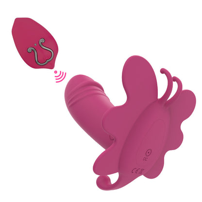 Remote Control Butterfly Vibrator - Rose - image 5