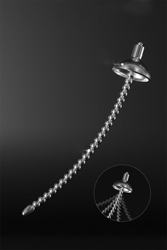Metal Beaded Urethral Sounding Plug  - image 0