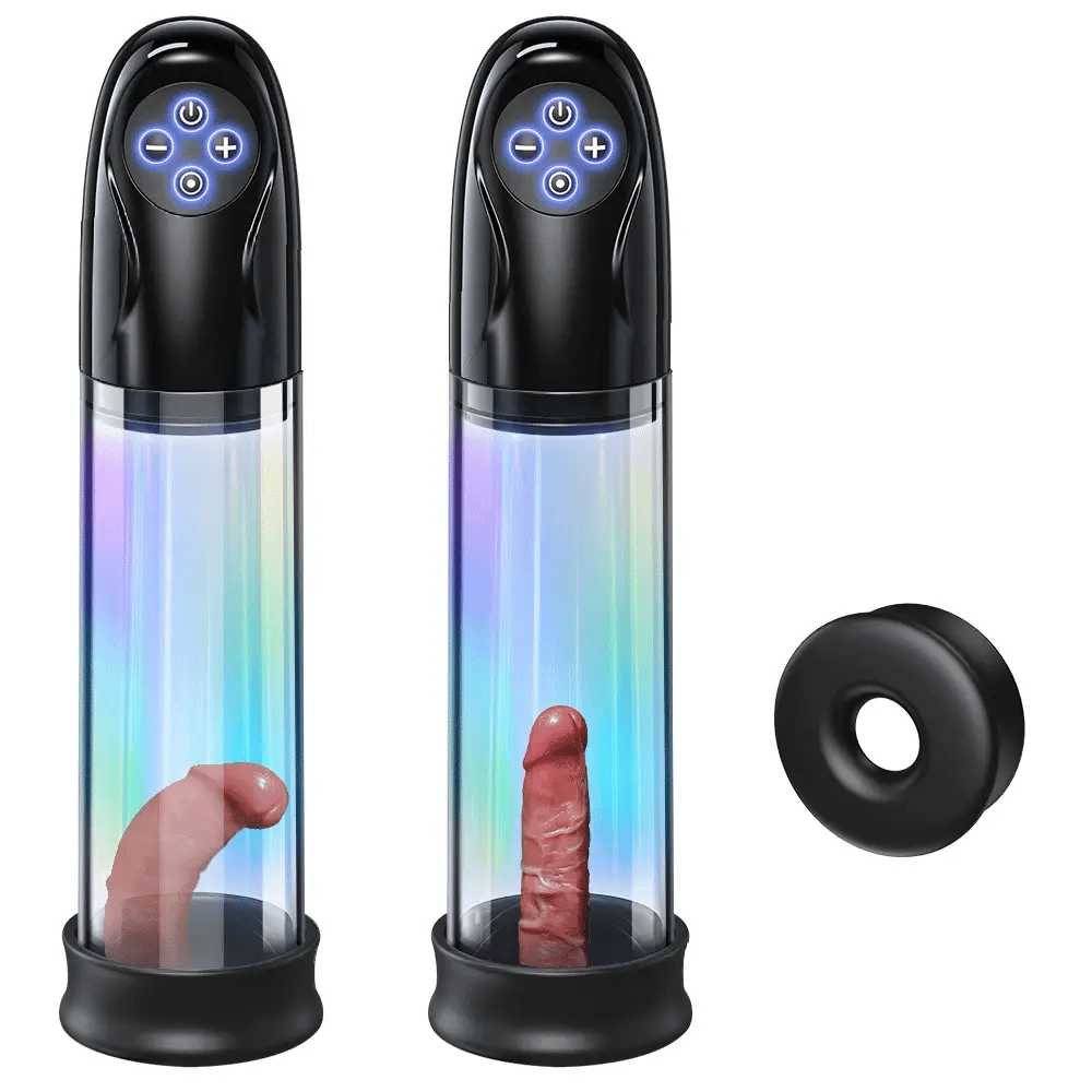 Electric Penis Vacuum Pump 5 Suction Modes Penis Enlargement Pump - Black - image 0