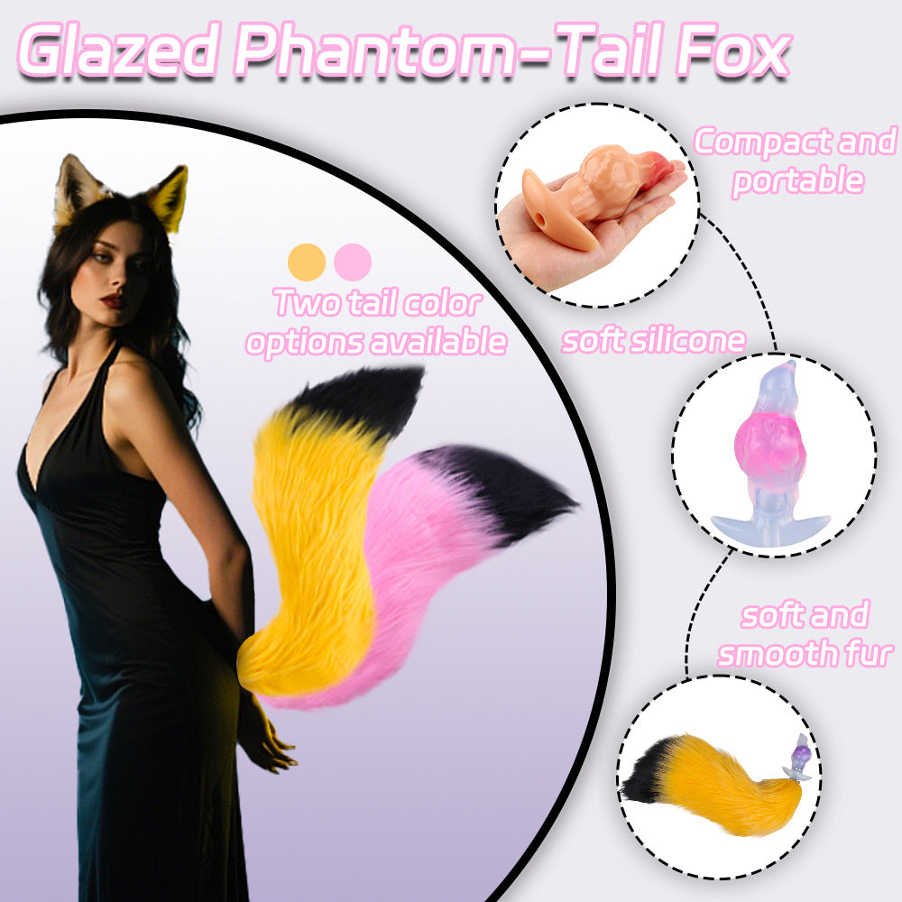 Premium Silicone Butt Plug With Fox Tail - image 5