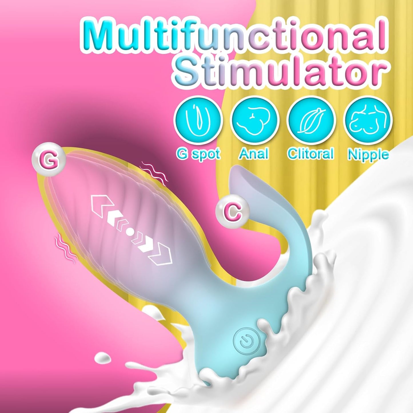 Anal Plug Remote Control Vibrator Clitoris Stimulator Dual Motors - image 4