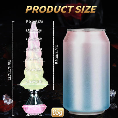 5.19'' Candy Glow Unicorn Plug - image 3
