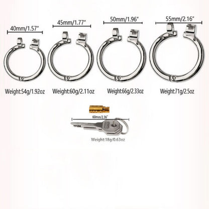 Stainless Steel Cat Paw Chastity Cage with Quick-Lock Clasp – Cute & Secure Design for BDSM Play - image 1
