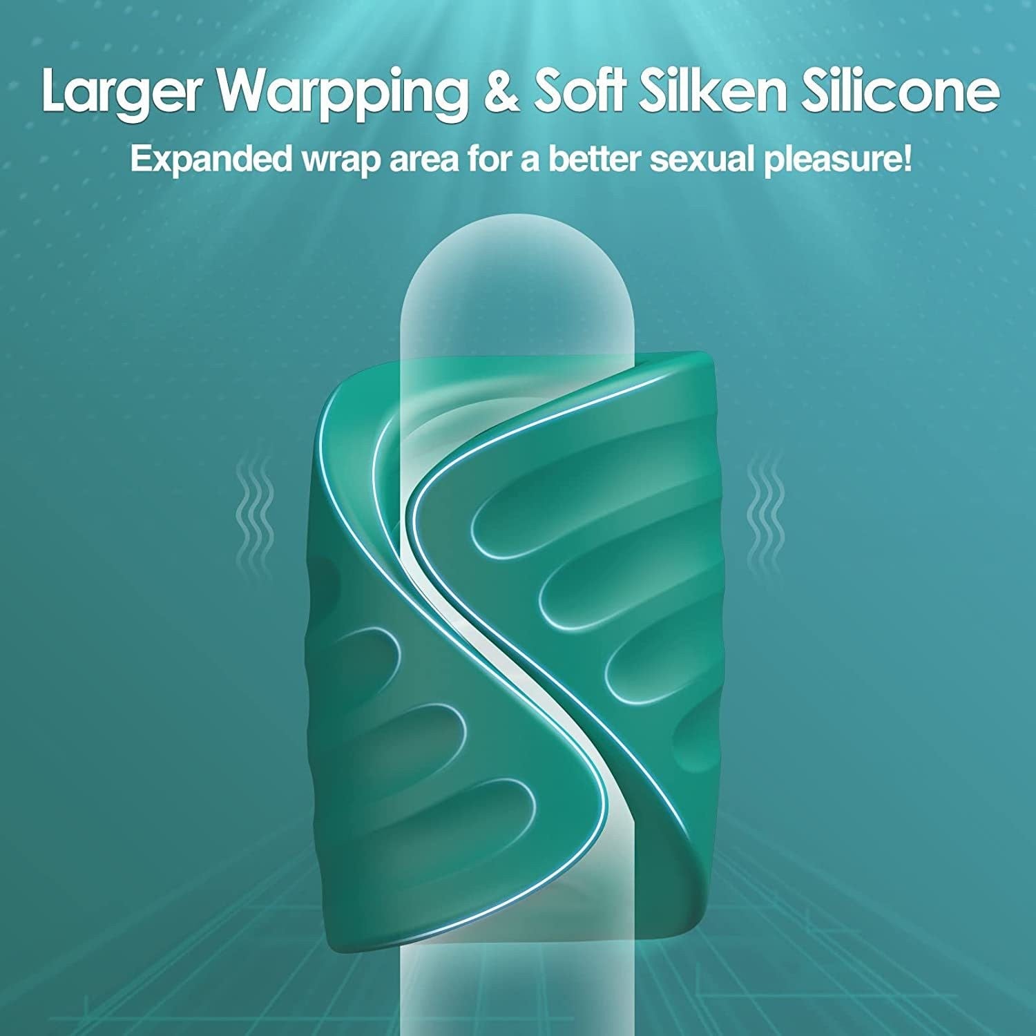 APP Control Vibrating Cock Ring Glan Ring - image 2