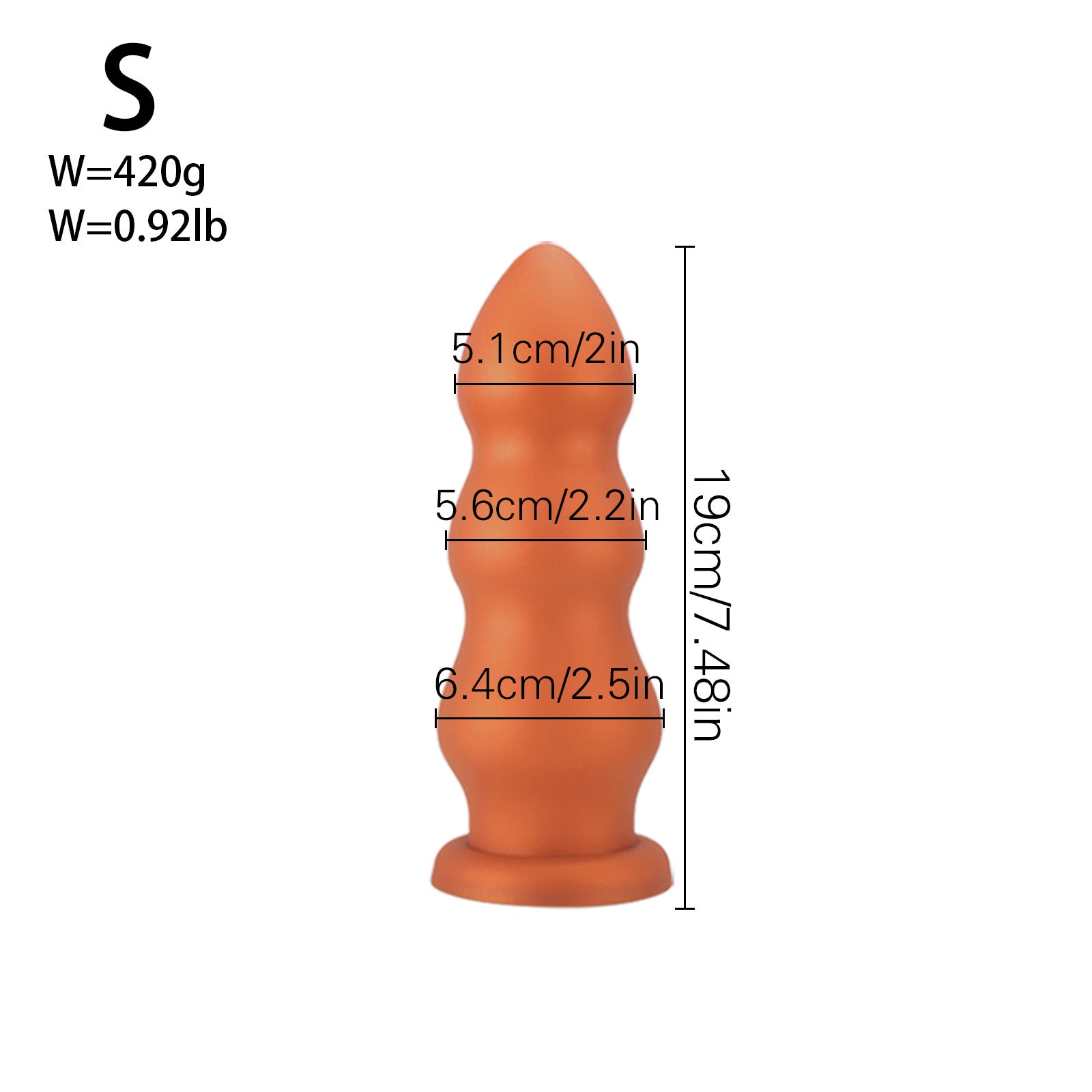 Triple-Stage Titan Mega Silicone Plug - S - image 6